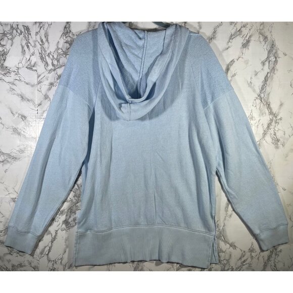 Maurices Light Blue Hoodie Sweatshirt Medium soft and light weight - Picture 2 of 7